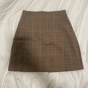 Brandy Melville Plaid Mini Skirt